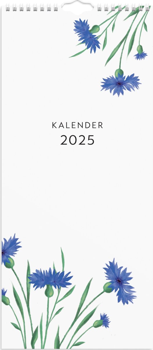 Burde 2025 Väggkalender, Lilla Blomsterkalender