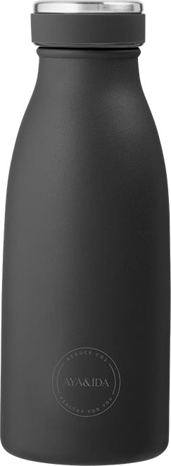 AYA&IDA Vattenflaska, 350 ml, svart