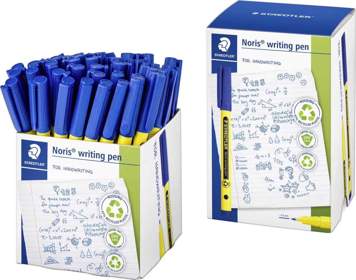 Staedtler Noris 307 Fineliner | Blå | 50 st.