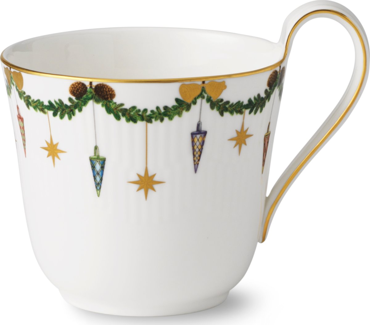 Royal Copenhagen Star Fluted Christmas Mugg