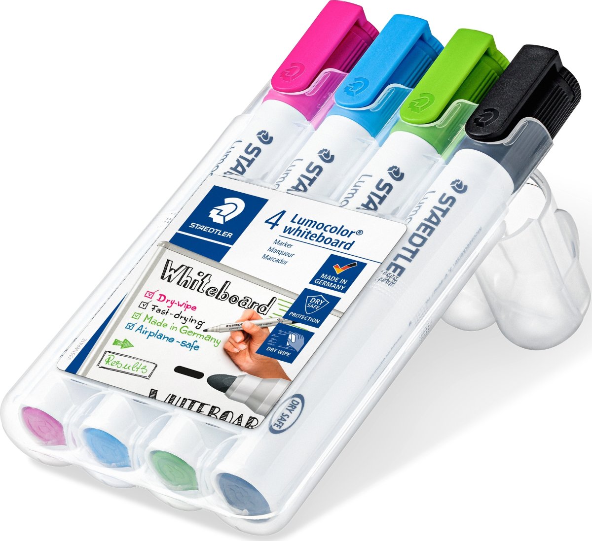 Staedtler 351 Whiteboard Marker, 4 färger