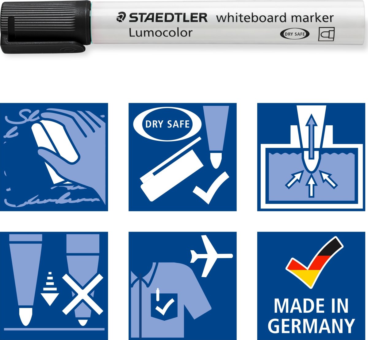 Staedtler 351 Whiteboard Marker | 6 färger