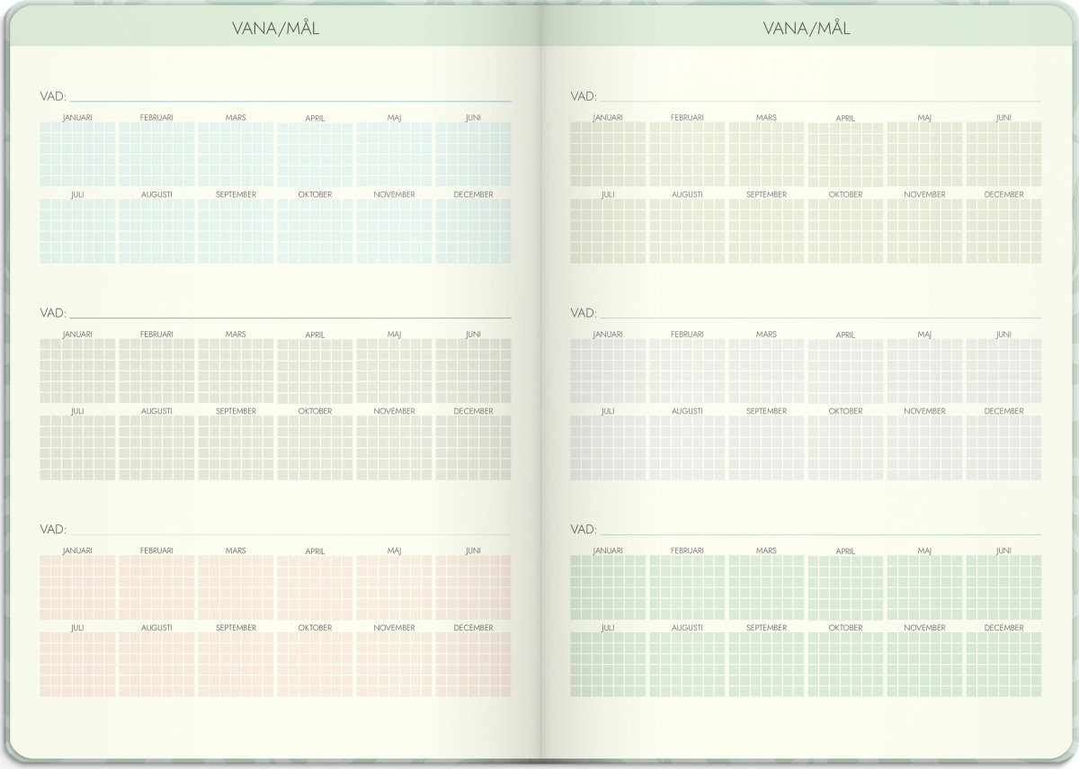 Burde 2025 Kalender Life Planner, Dream & Do