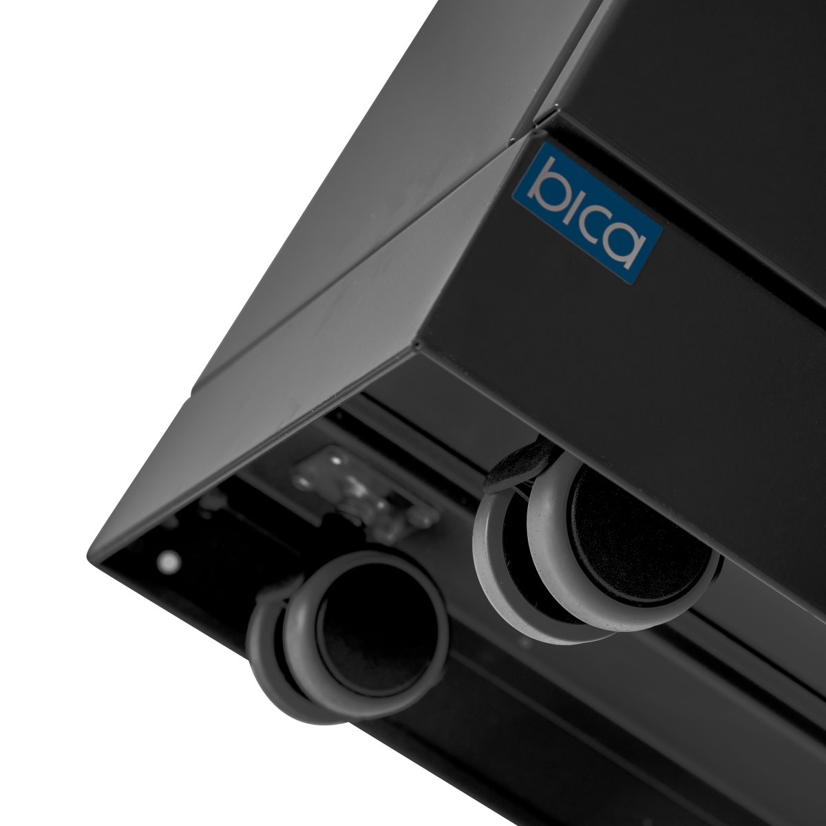Bica 874 Avfallsbehållare, 2x65L, Lyftlock, Svart