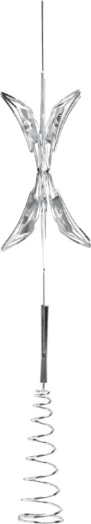 Karen Blixen Top Star H32 cm, silver