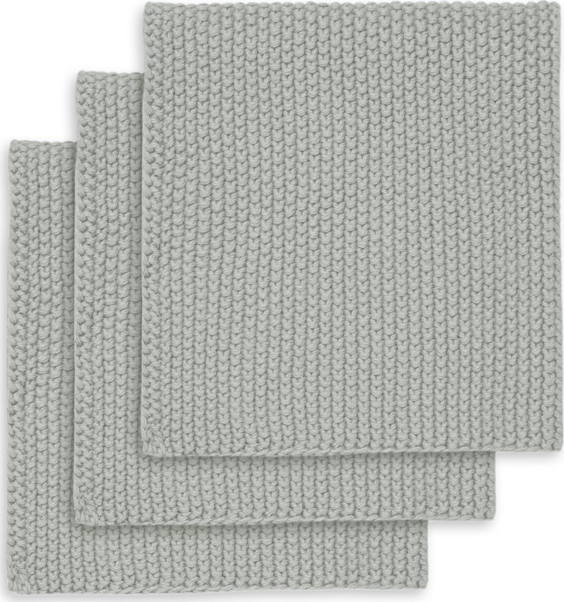 Engholm disktrasa, bomull, 25x25 cm, grå, 3 st.
