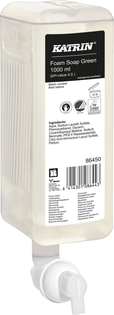 Katrin Skumtvål, Grön, 1 L