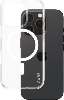 PanzerGlass skal för iPhone 16 pro, transparent