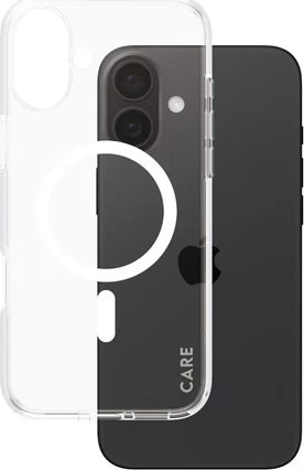 PanzerGlass skal för iPhone 16 plus, transparent