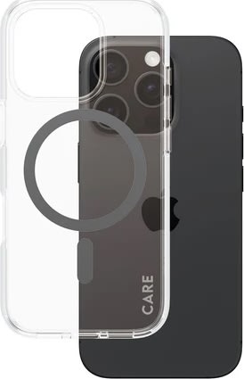 PanzerGlass cover iPhone 16 pro Svart, transparent