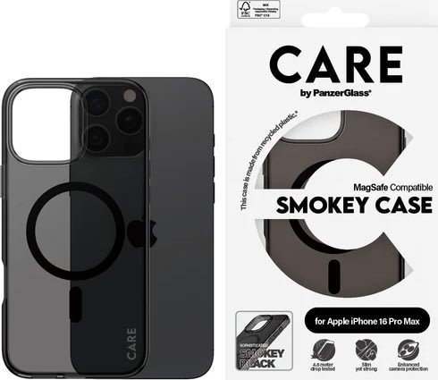 PanzerGlass magsafe cover iPhone 16 pro max, svart