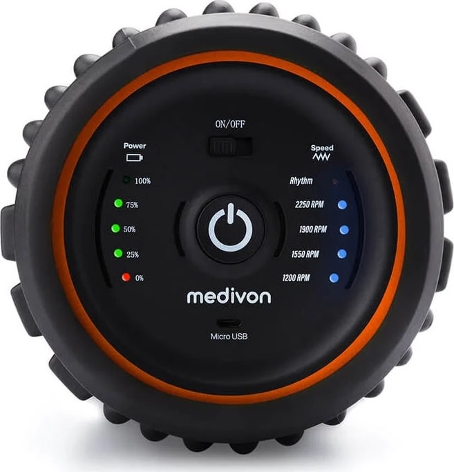Medivon Foam body Roller, svart