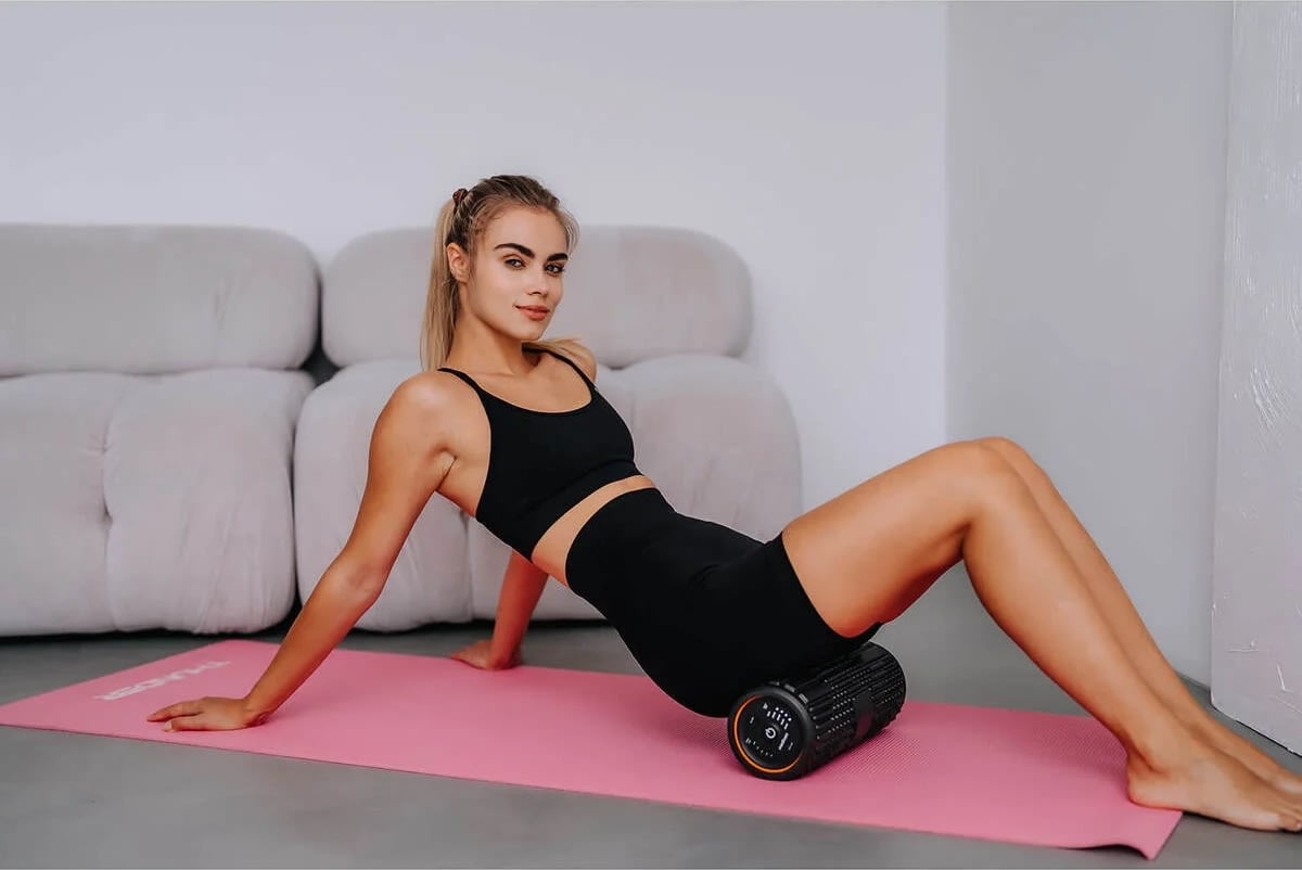 Medivon Foam body Roller, svart