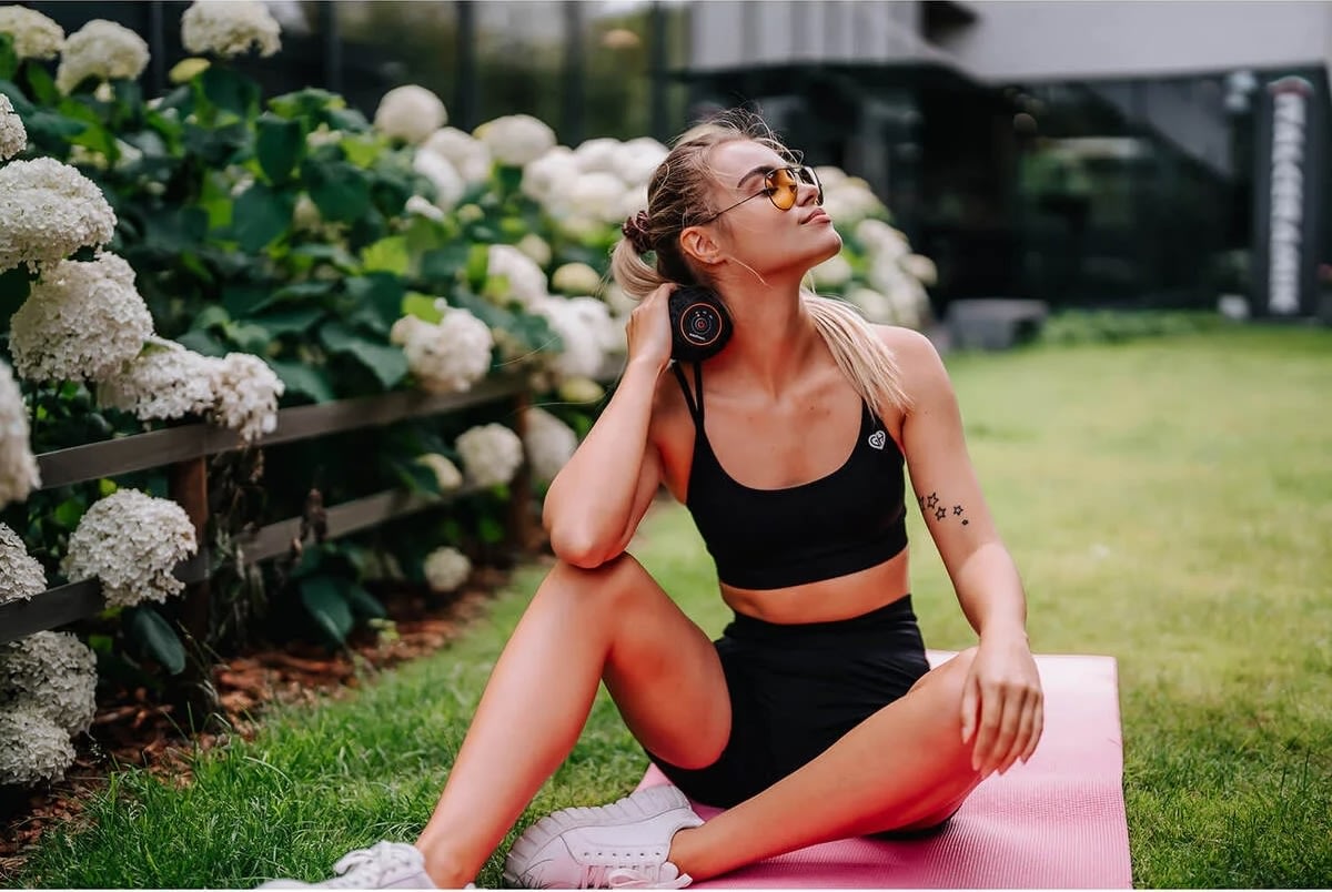 Medivon foam Body Roller "Trio", svart