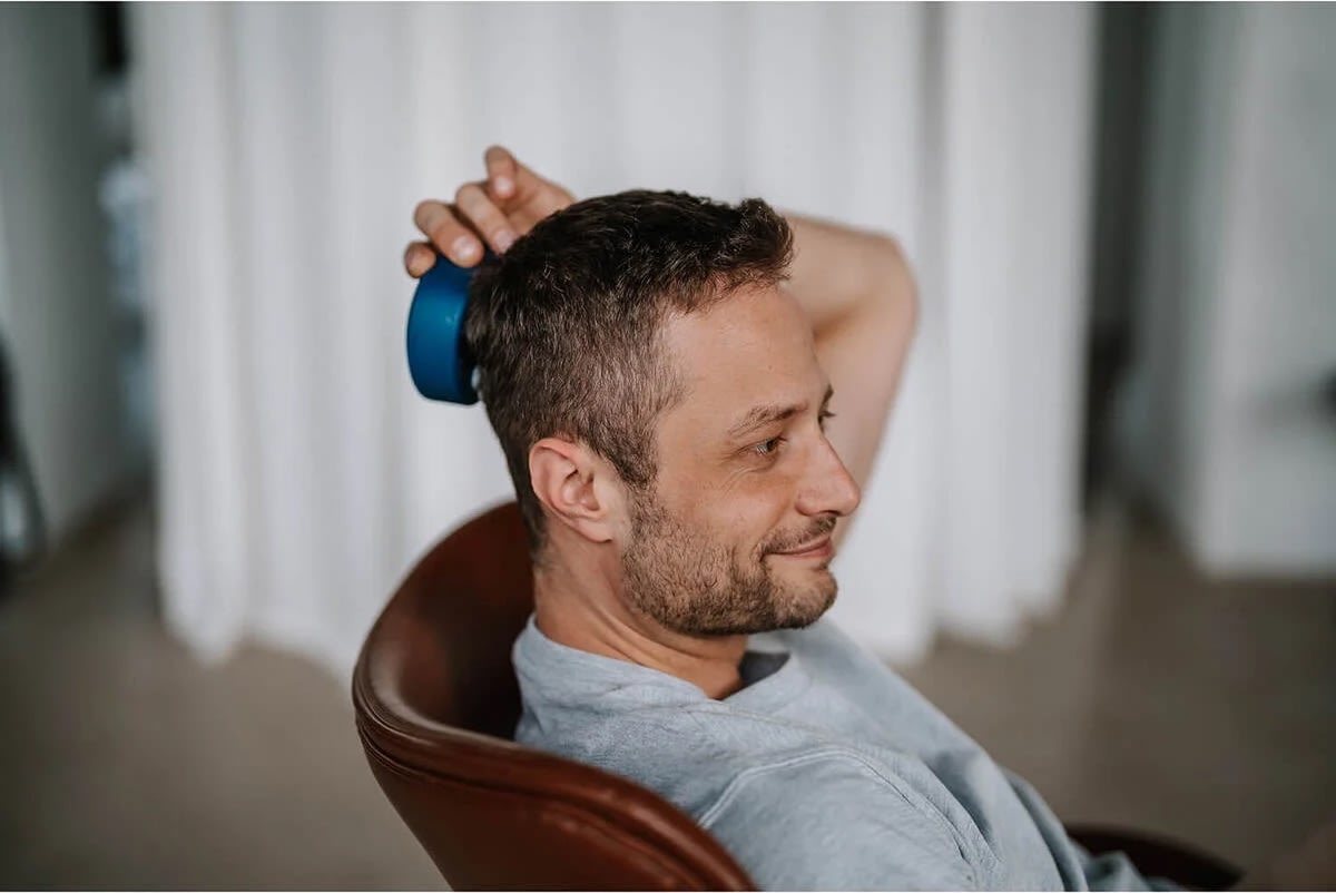 Medivon skalpmassageapparat, blå