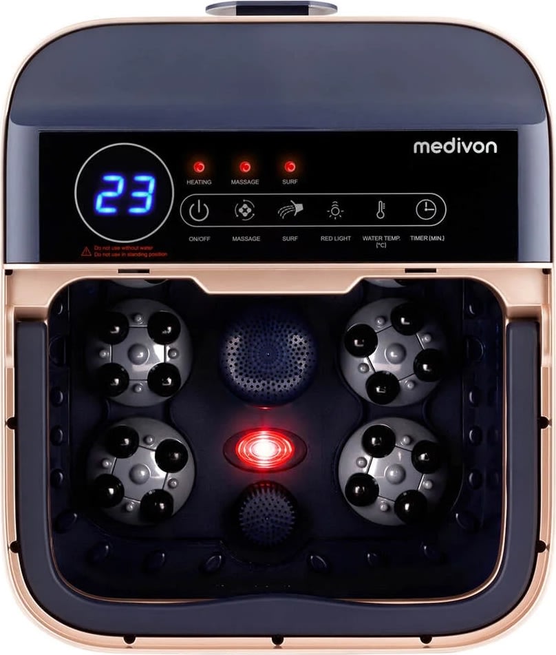 Medivon Fotmassageapparat Hydro, blå