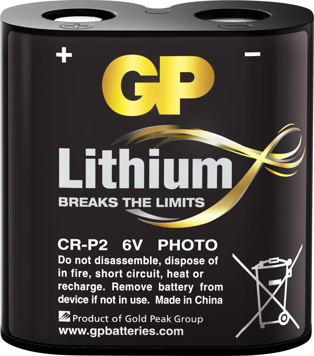 GP CR-P2 litiumbatteri, 1 st.