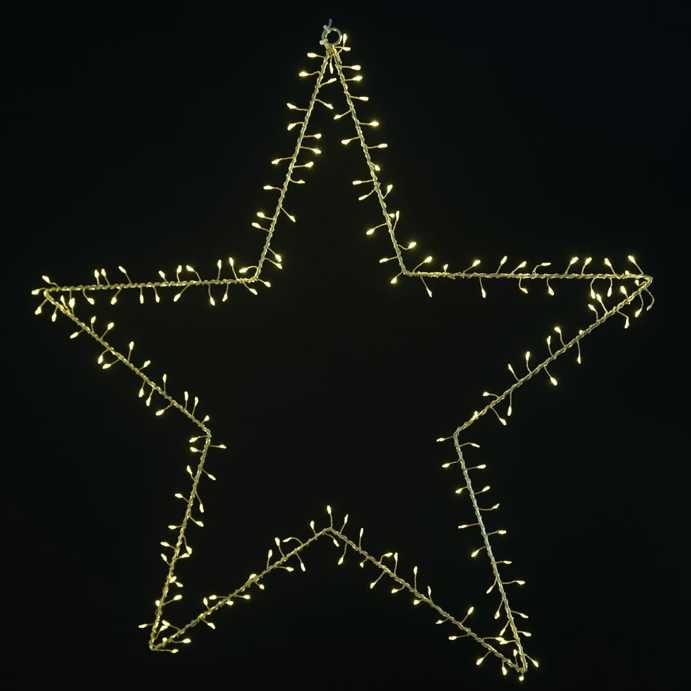 Sirius Liva Cluster Stjärna, 190 LED, guld