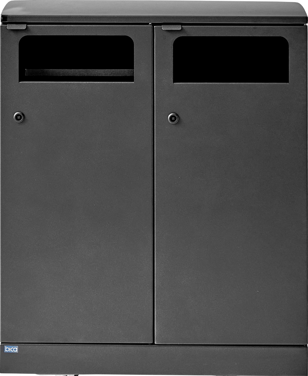 Bica 712 Avfallsstation för utomhusbruk 2x100 L