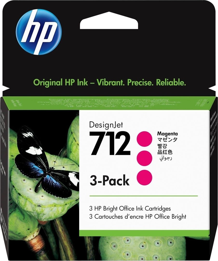HP 712 bläckpatron 29ml, Magenta