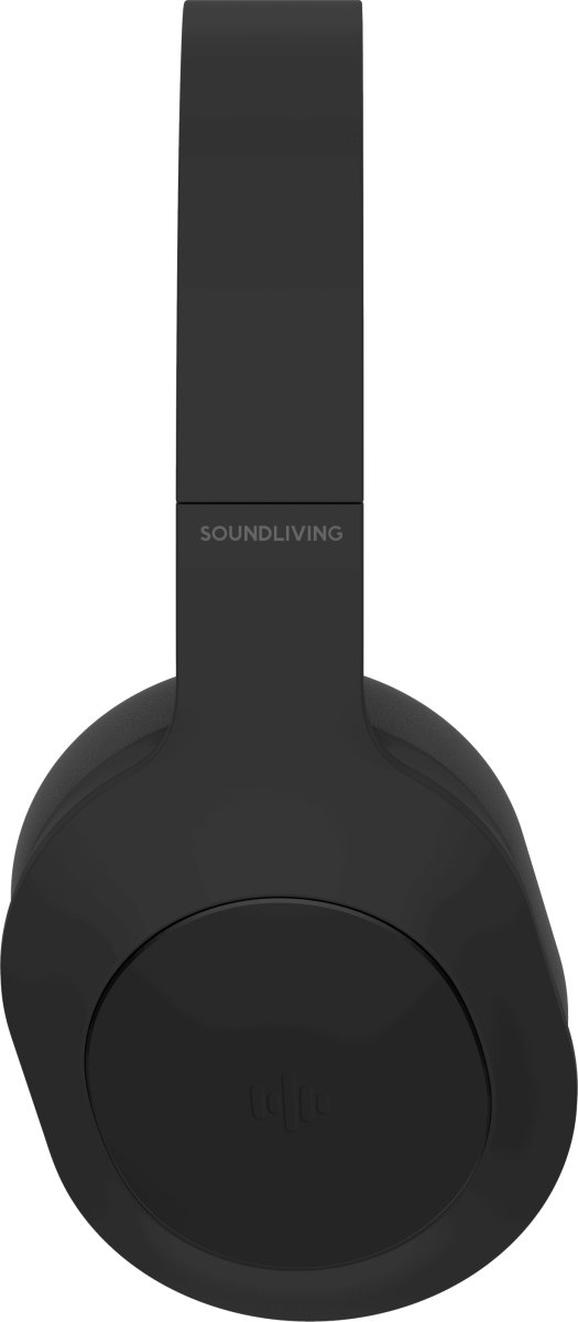 SoundLiving Wave headset, svart