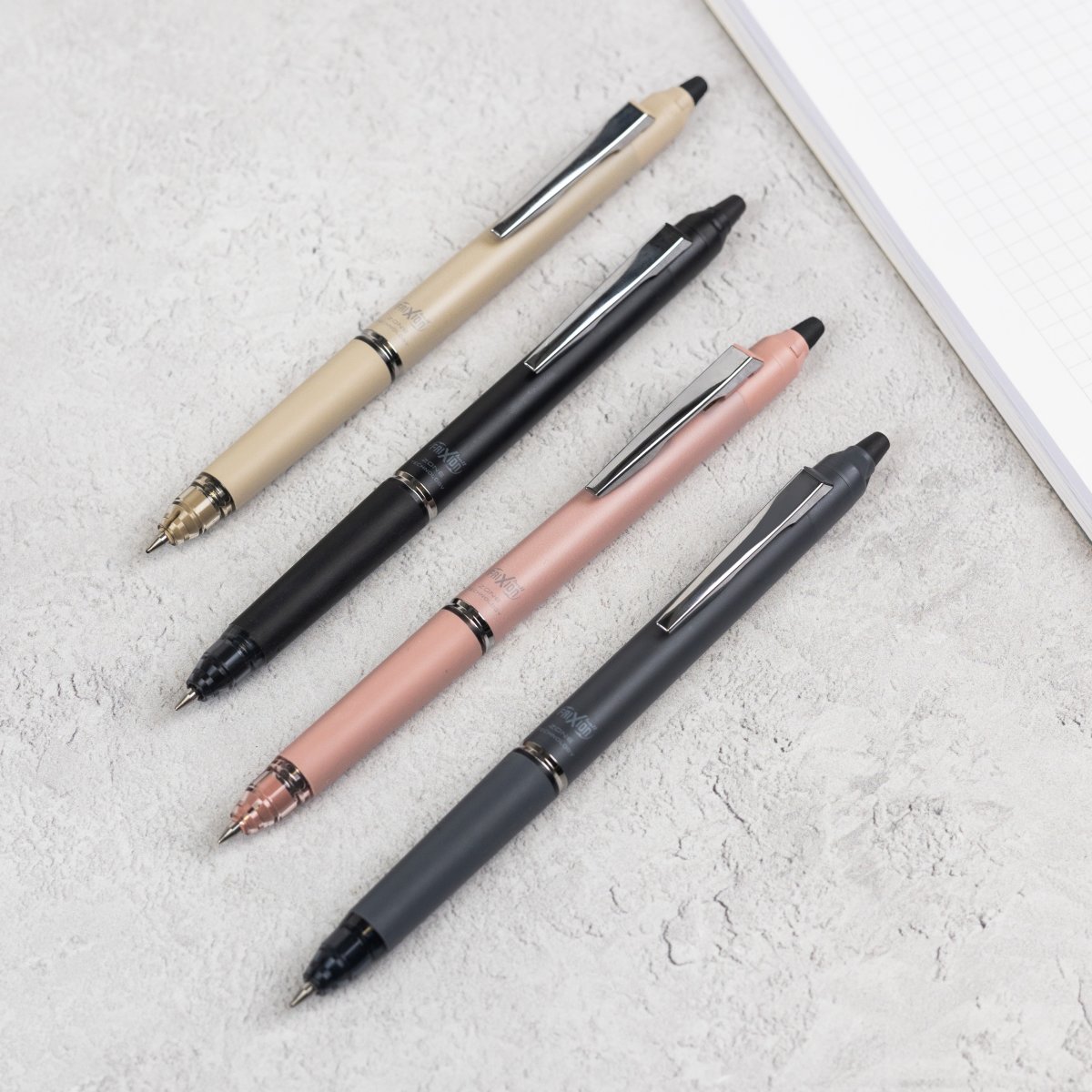 Pilot FriXion Zone Rollerball, M, Grå