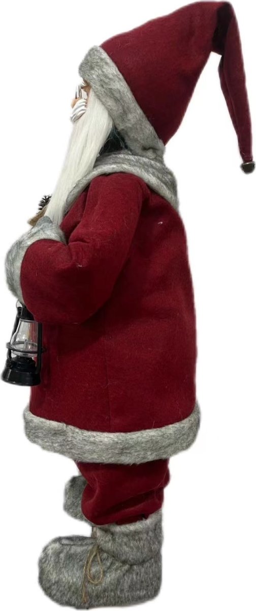 Jultomte m. LED, 80 cm.