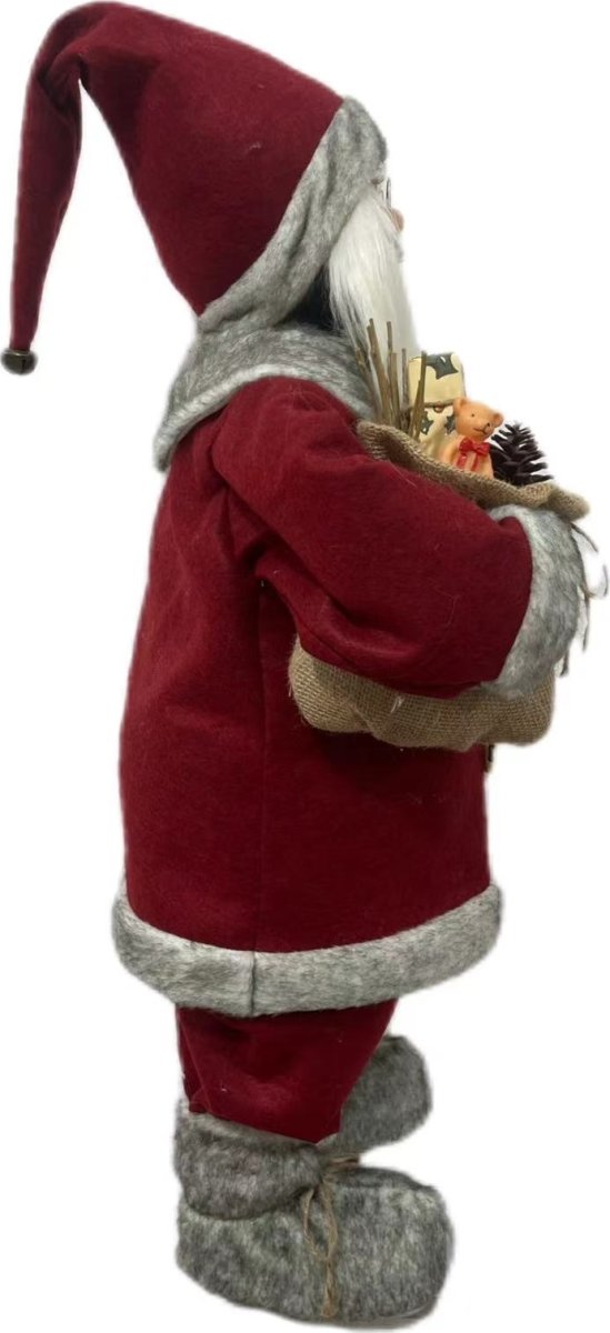 Jultomte m. LED, 80 cm.