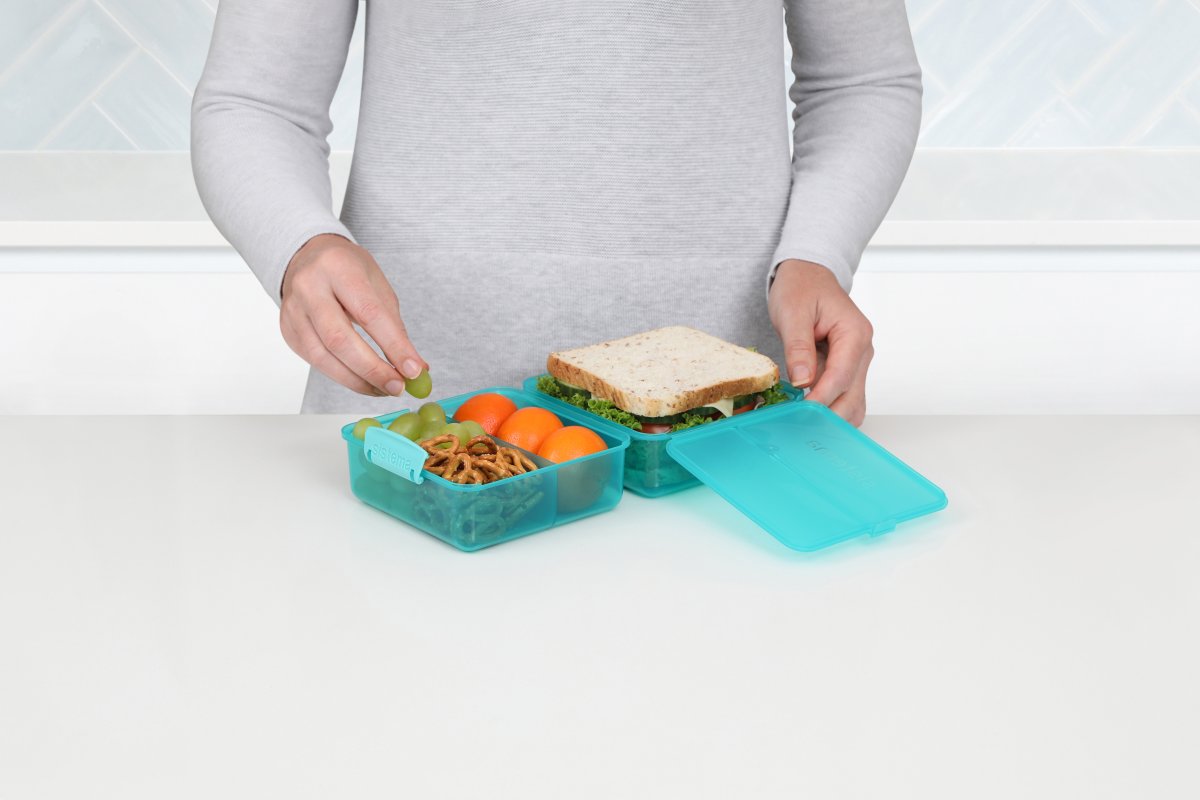 Sistema Lunch Cube matlåda, 1,4 liter, grön