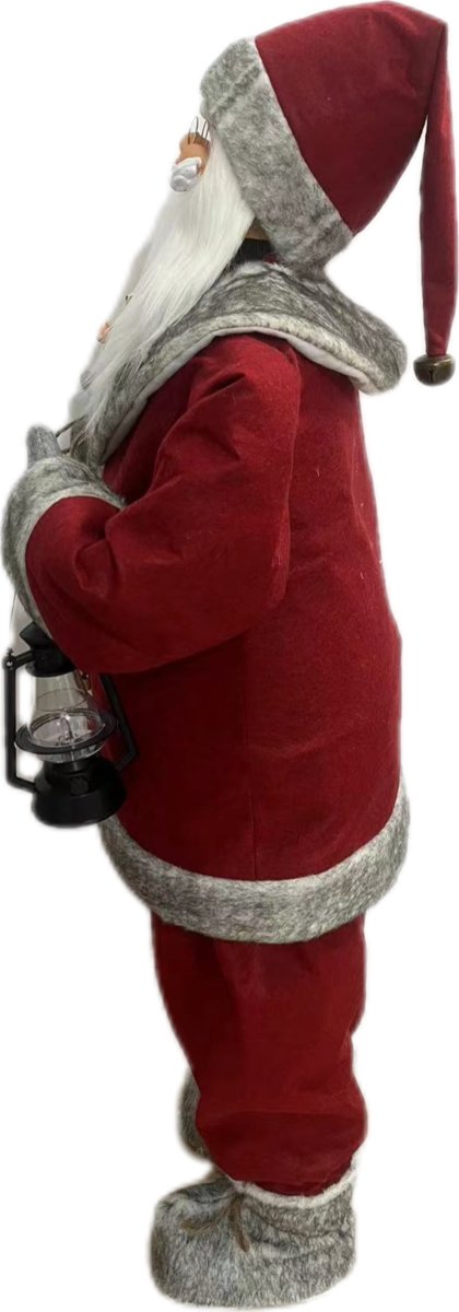 Jultomte m. LED, 120 cm.