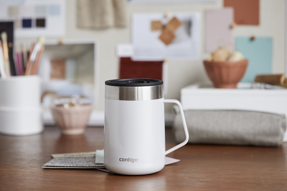 Contigo Streeterville termosmugg, 420 ml, glansvit