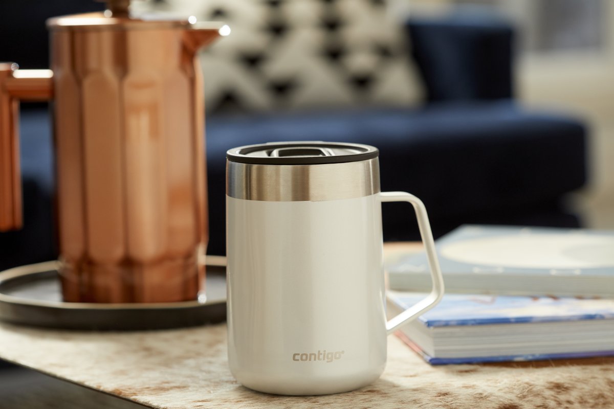 Contigo Streeterville termosmugg, 420 ml, glansvit