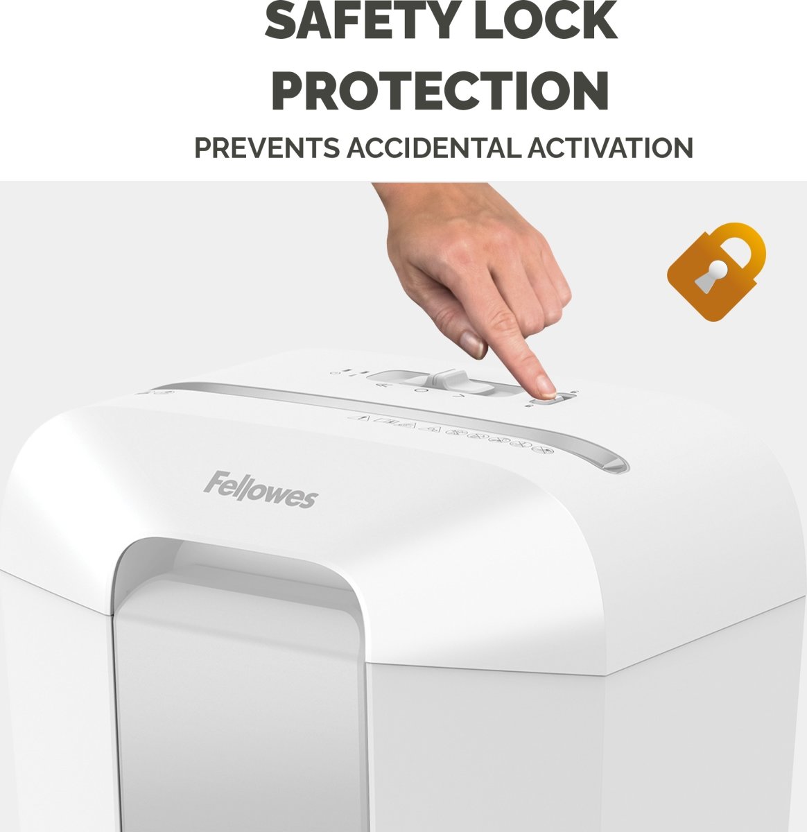 Fellowes Powershred LX70 dokumentförstörare, vit