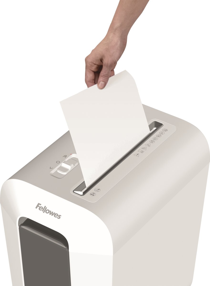 Fellowes Powershred LX65 Dokumentförstörare, vit