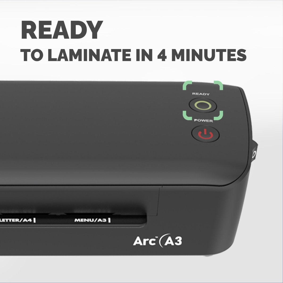 Fellowes Arc A3-laminator, svart