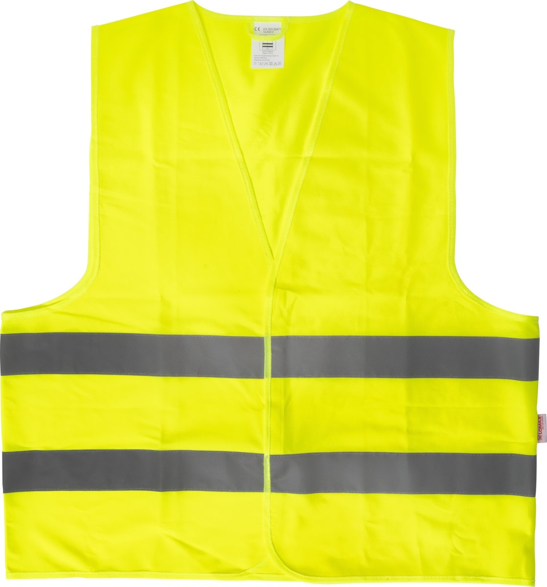 Reflexväst med kardborreknäppning, gul, storlek XL