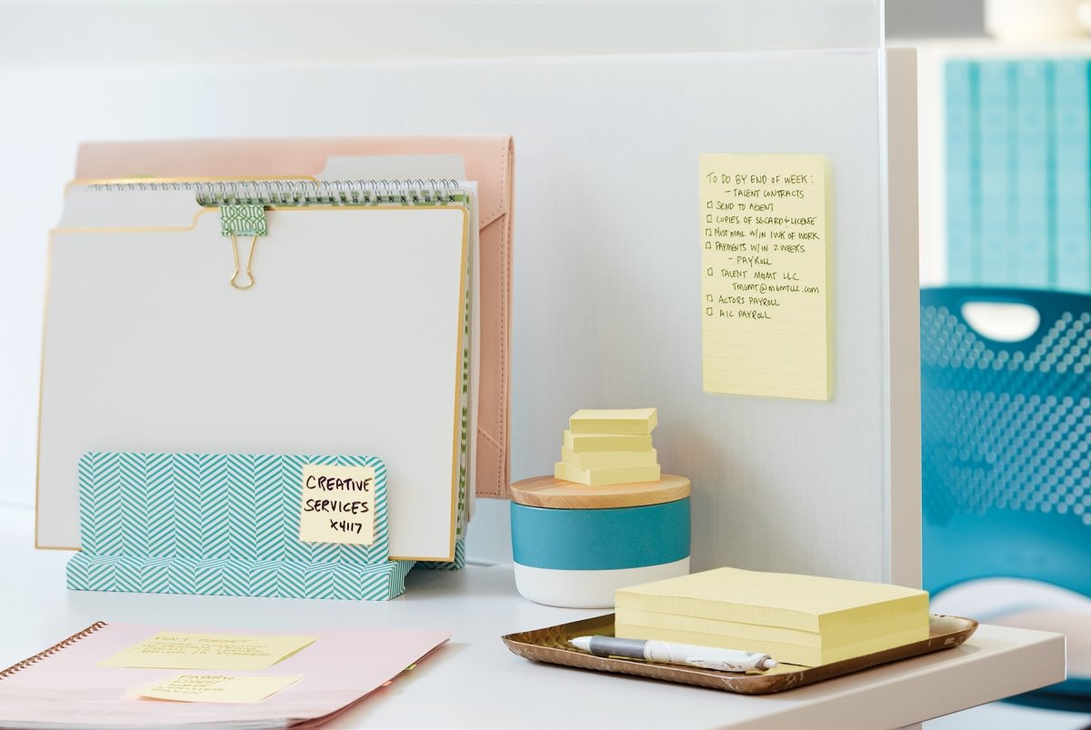 Post-it SS Z-Notes | Gul | 76x76 mm | 24 block