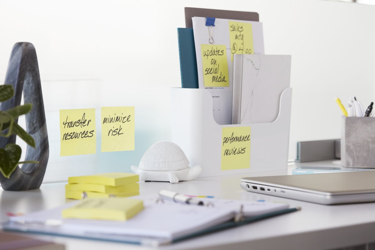 Post-it SS Z-Notes | Gul | 76x76 mm | 24 block