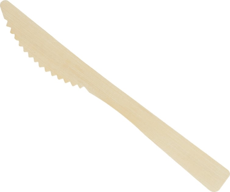 Engångskniv, Bambu, 16 cm, 100 st.