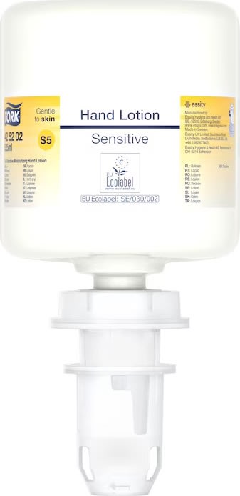 Tork S5 Handkräm, Sensitive utan parfym, 525 ml