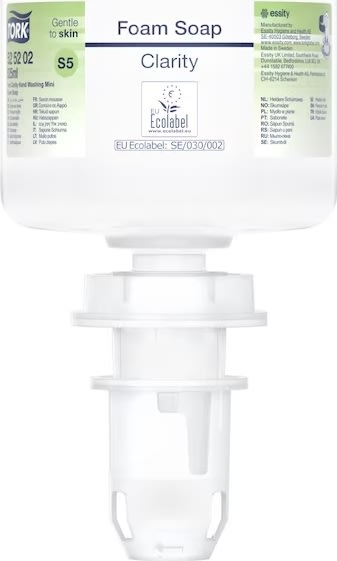 Tork S5 Mini Foam Soap Clarity, oparfymerad, 525ml
