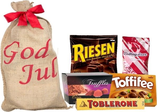 Julsäck med choklad, 600 g