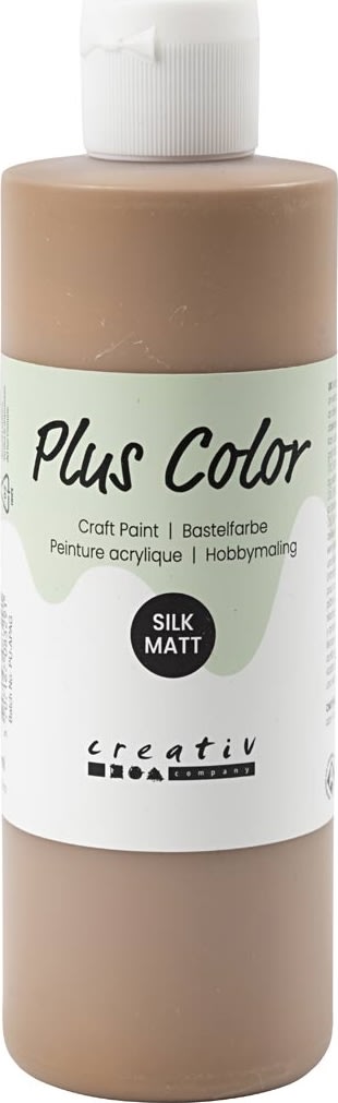 Hobbyfärg Plus Color 250 ml ljusbrun