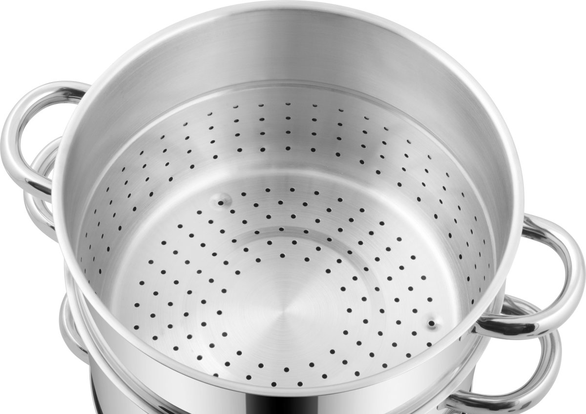 Saftkokare med lock, rostfritt stål, 8L