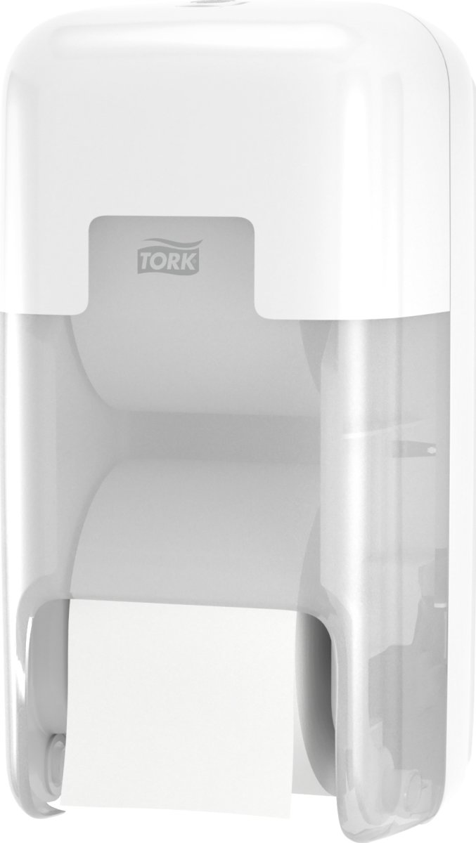 Tork T7 dispenser toalettpapp. U/hylsa, dual, vit