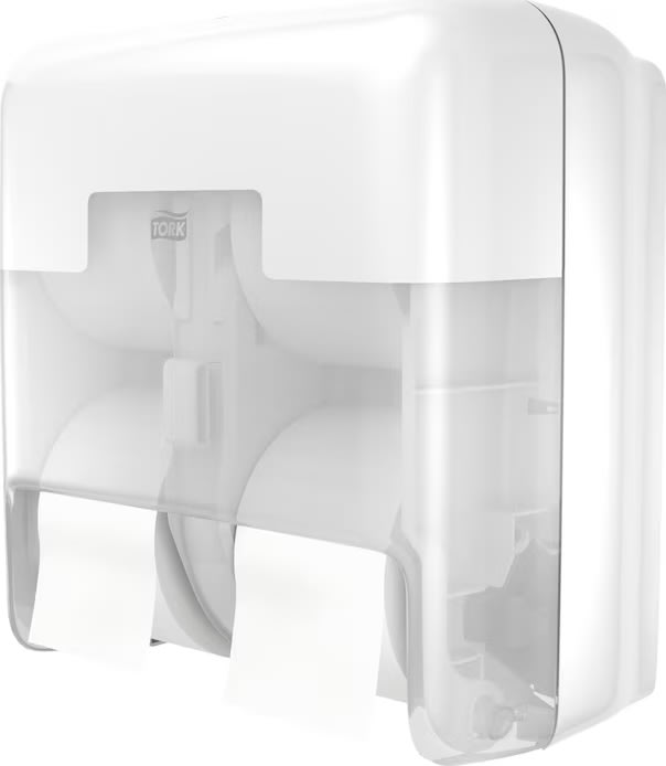Tork T7 dispenser toalettpapper u/hylsa Quadro Vit