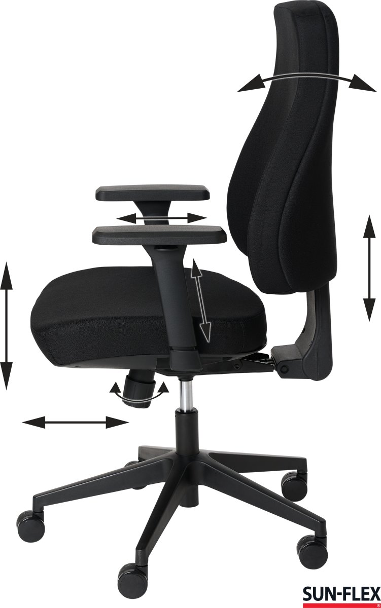 SUN-FLEX® Officechair MB, svart