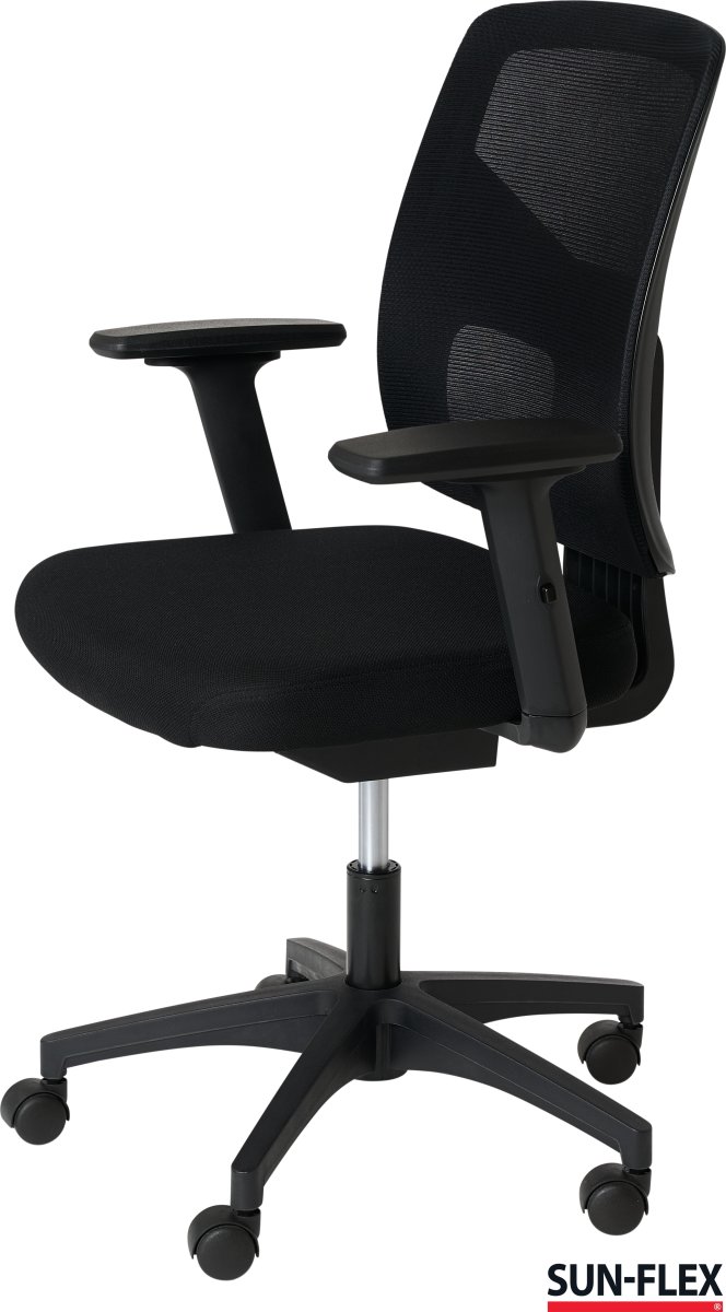 SUN-FLEX® Officechair mesh, svart