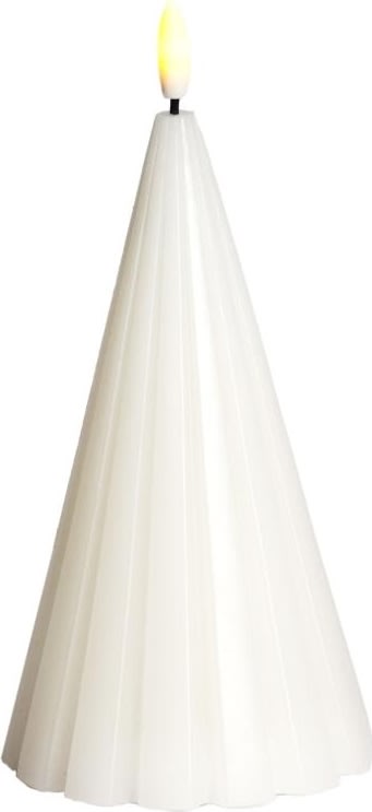 Sirius Laura Trä, H. 23 cm, vit