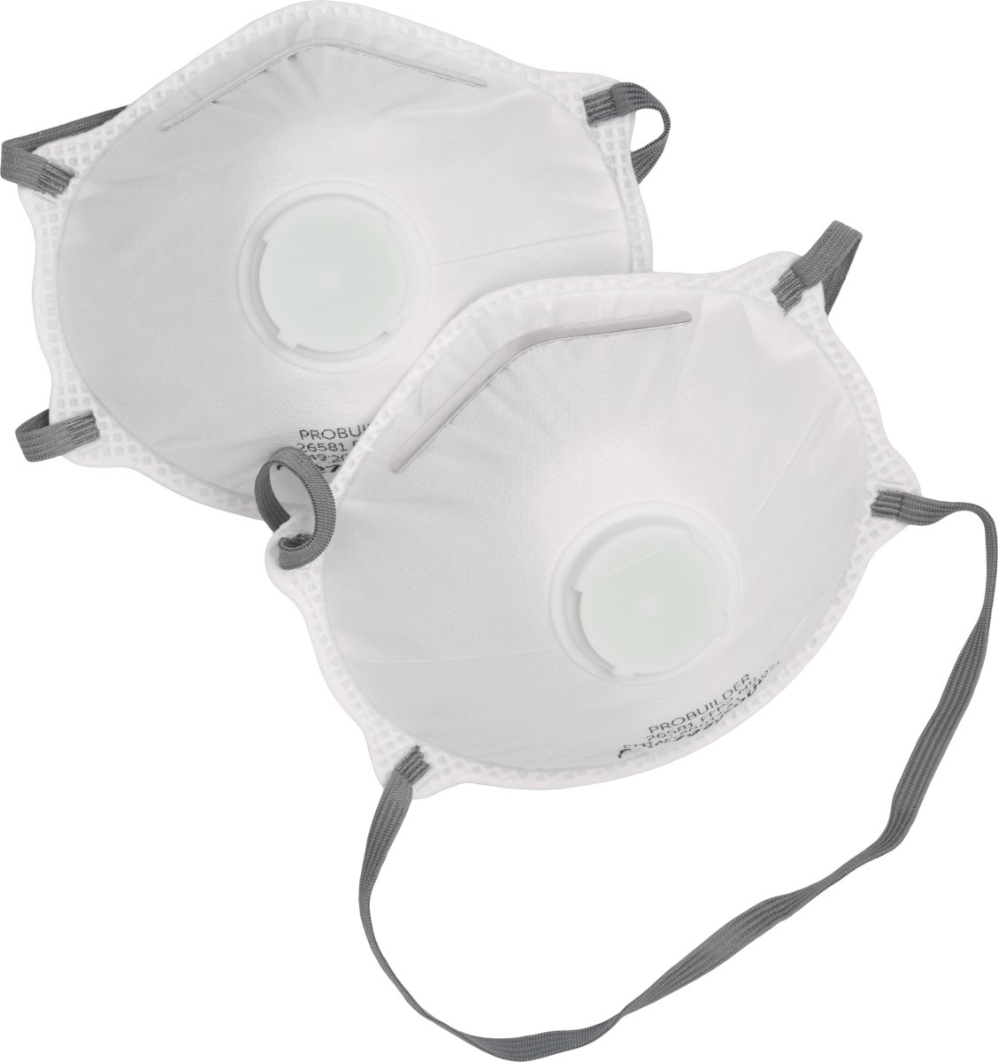 Probuilder dammask med ventil FFP2,2 st.